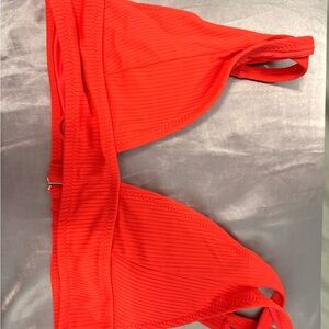 Shade & Shore Coral Bikini Top